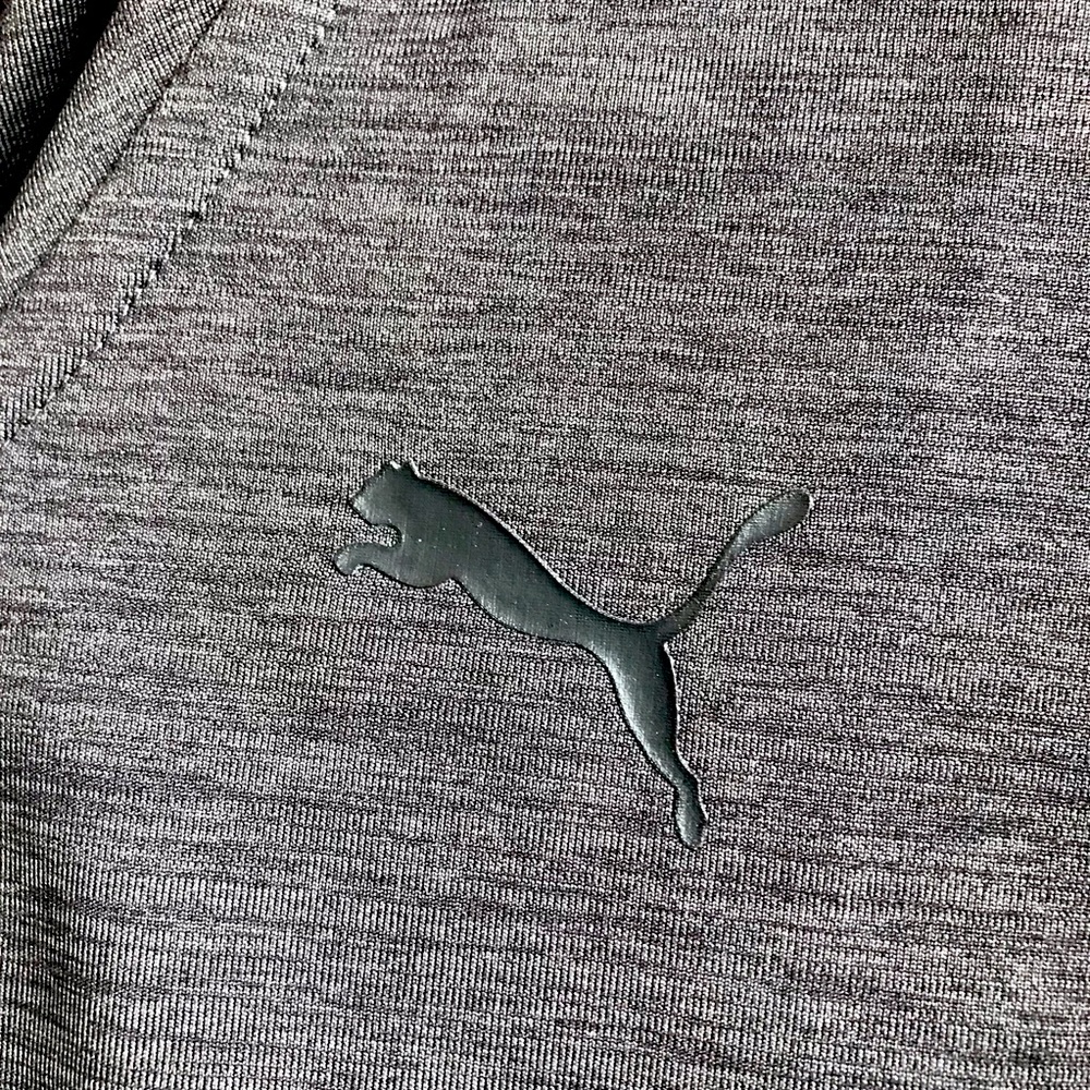 Puma grey cropped hoodie size Medium - Picture 5 of 12